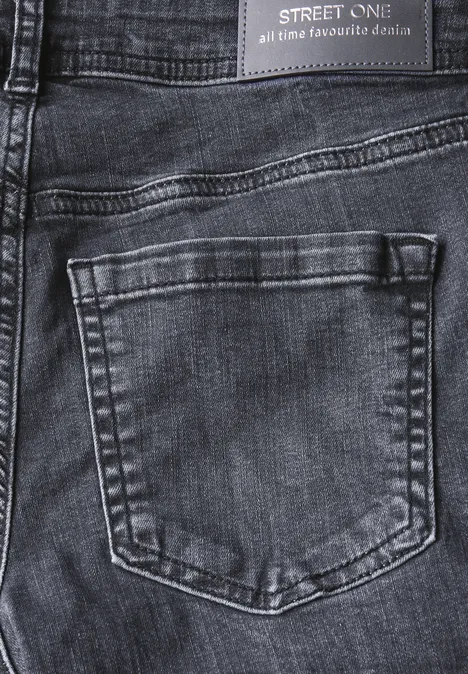 Slim Fit Jeans dark steel grey washed