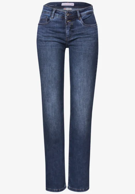 Straight Legs jeans authentic dark indigo washed