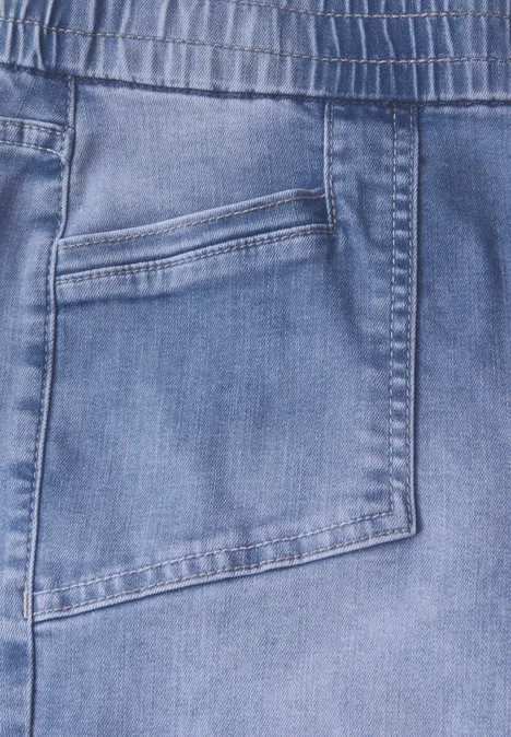Straight Leg Jeans light blue random wash