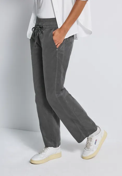 Washed Look Cordhose concrete grey