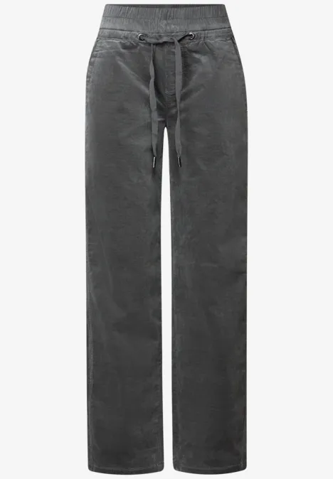Washed Look Cordhose concrete grey