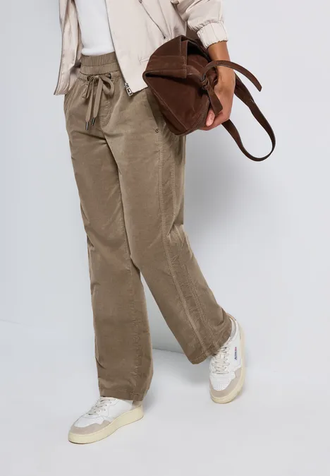 Washed Look Cordhose bark brown