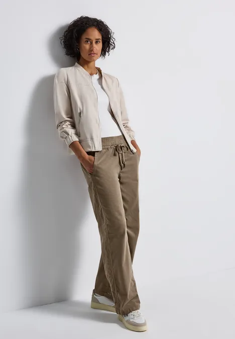Washed Look Cordhose bark brown
