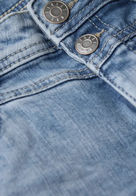 7/8 Slim Fit Jeans Light Blue Wash
