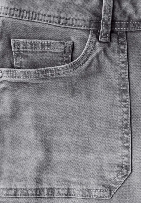 Straight Leg Jeans Grey Random washed
