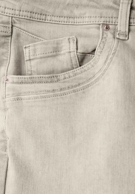 Loose Fit Jeans Beige Washed