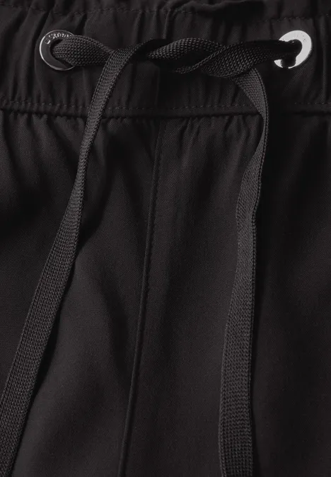 Paperbag Shorts Black