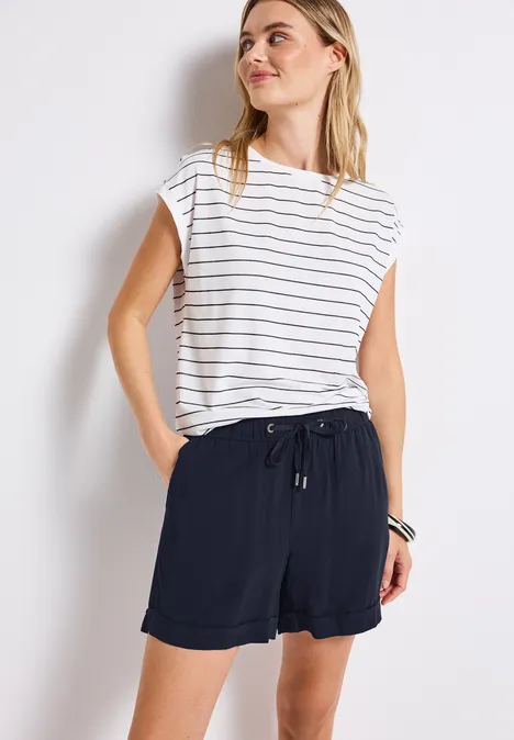 Paperbag Shorts deep blue