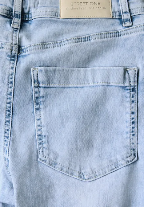 Bleached Wide Leg Jeans Super Bleach washed