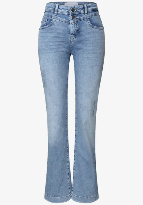 Bootcut Jeans light blue authentic washed