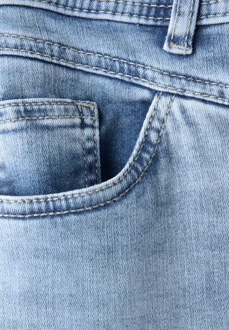 Bootcut Jeans light blue authentic washed