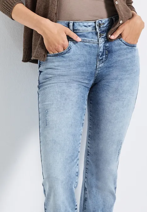 Bootcut Jeans light blue authentic washed