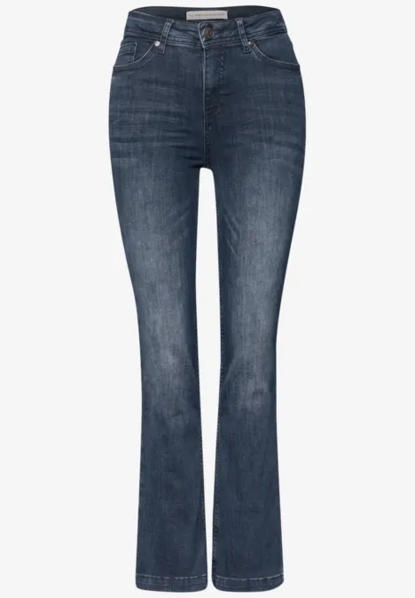 Bootcut Jeans blue black random washed