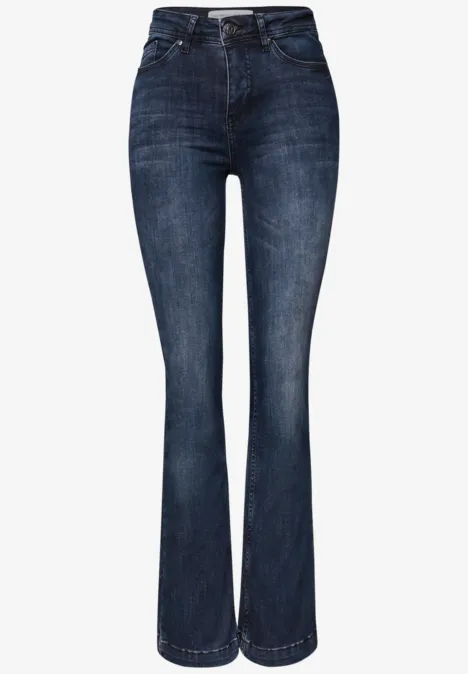 Bootcut Jeans blue black random washed