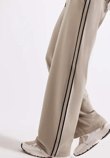 Hose mit Gallonstreifen morning beige