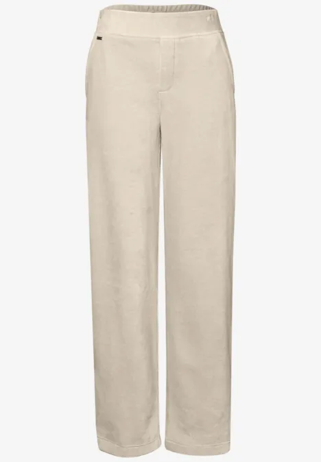 Straight Legs corduroy broek malted beige