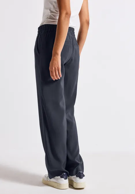 Straight Leg Twill Hose deepwater blue
