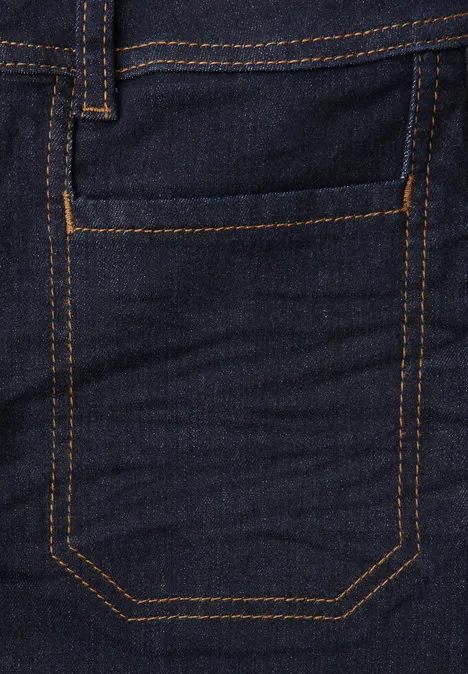 Rinsed Wide Leg Jeans rinsed wash