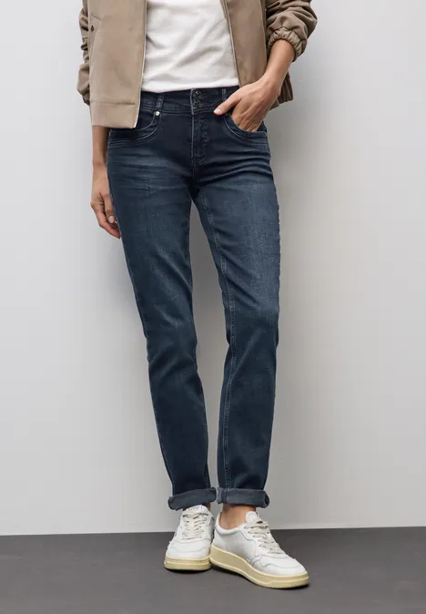Casual jeans blue black washed
