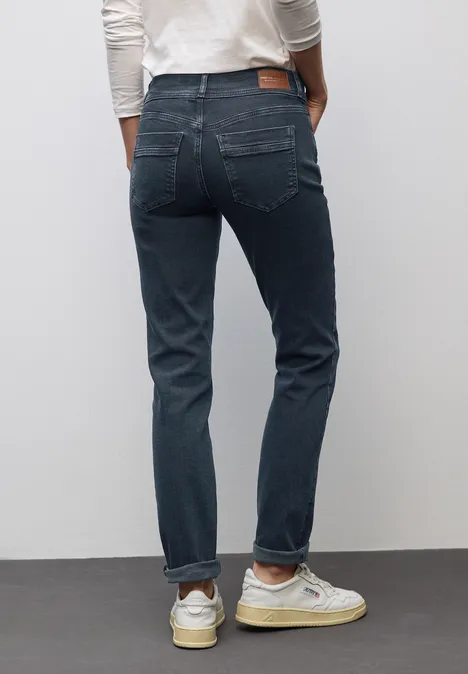 Casual jeans blue black washed