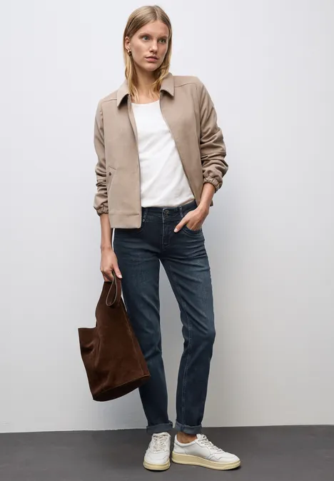 Casual jeans blue black washed