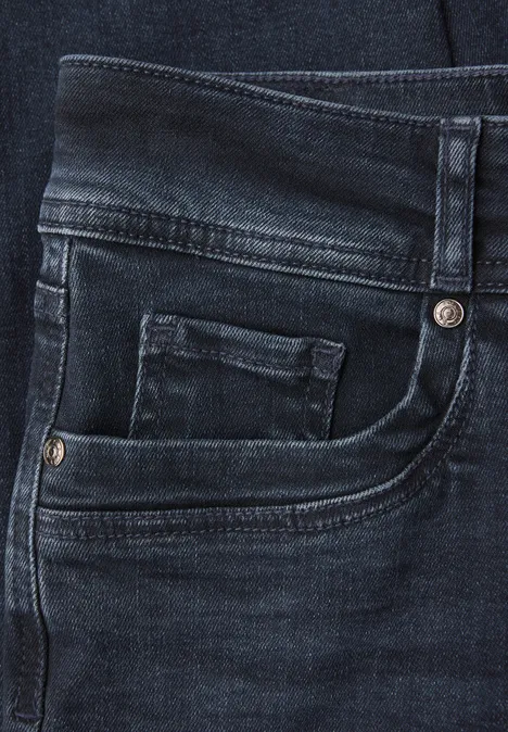 Casual jeans blue black washed