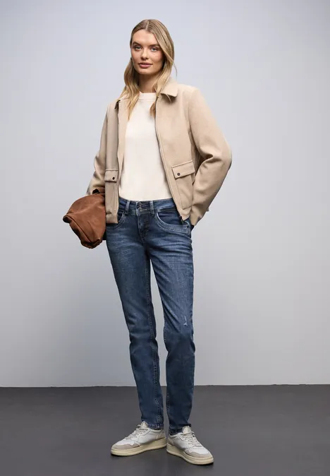 Casual jeans mid blue authentic washed Casual jeans mid blue authentic washed