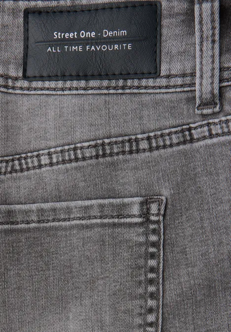 Casual jeans mid grey washed