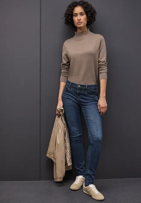 Slim Fit Jeans dark indigo soft washed