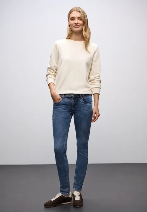 Jeansy Slim Fit light blue authentic washed