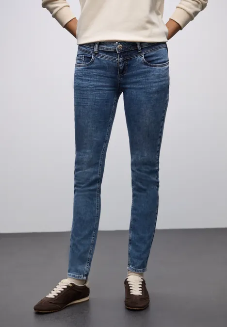 Jeansy Slim Fit light blue authentic washed