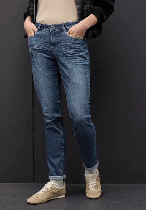 Casual jeans mid blue washed