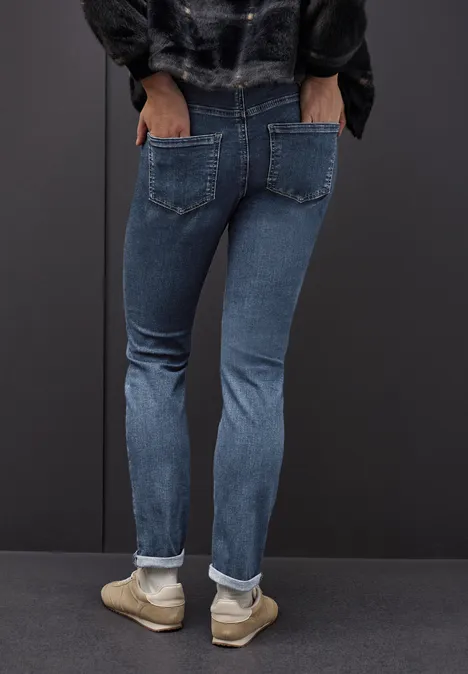 Casual jeans mid blue washed