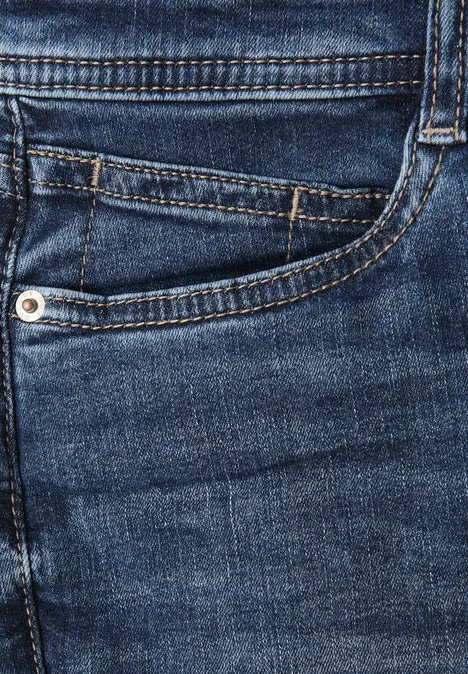 Casual jeans mid blue washed