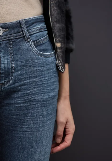 Casual jeans mid blue washed