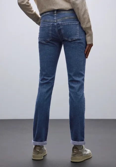 Low Waist Jeans mid blue washed Low Waist Jeans mid blue washed