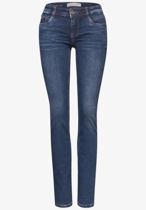 Low Waist Jeans mid blue washed Low Waist Jeans mid blue washed
