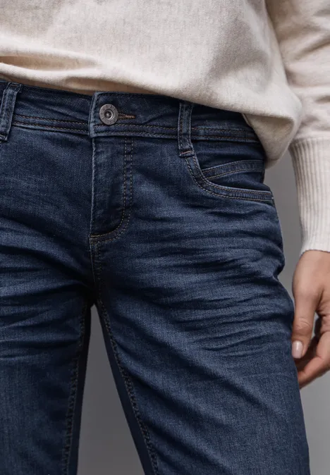 Low Waist Jeans dark blue soft wash Low Waist Jeans dark blue soft wash