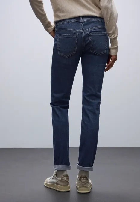 Low Waist Jeans dark blue soft wash Low Waist Jeans dark blue soft wash