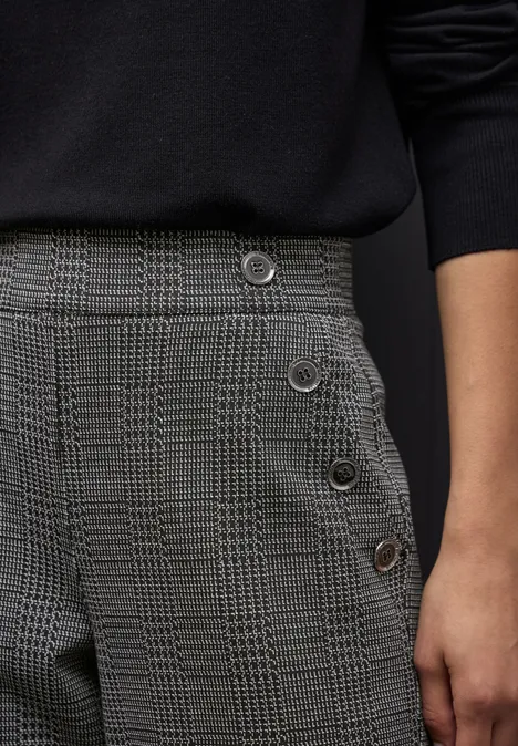 Pantalon à carreaux Straight Legs Black Pantalon à carreaux Straight Legs Black