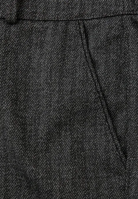 Chino im Casual Fit Black