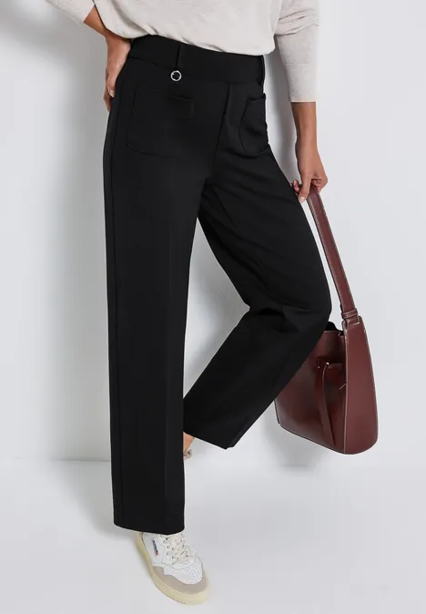 Straight Leg Hose Black