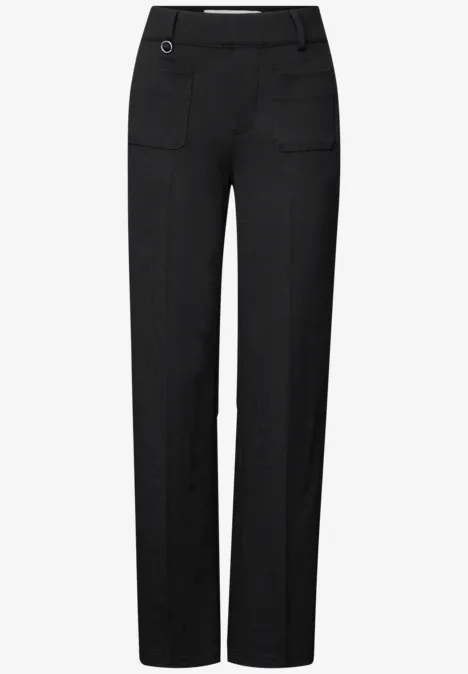 Straight Leg Hose Black
