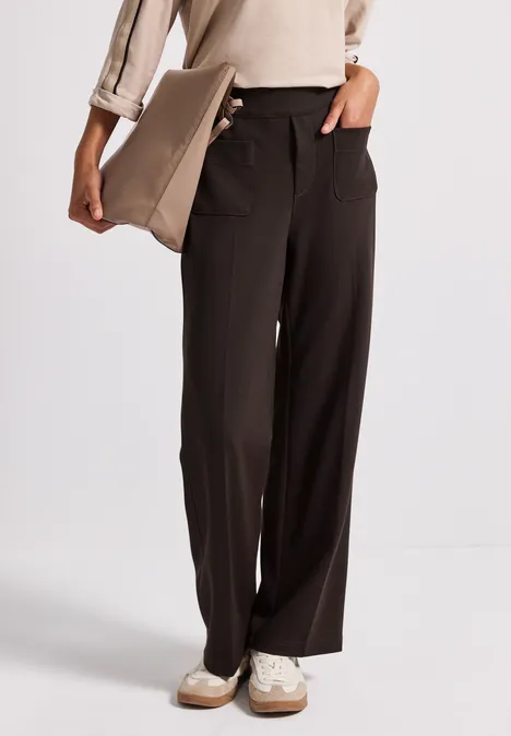 Pantalon Straight Legs deep roast brown