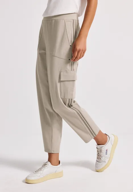 Pantalon Cargo avec bandes Gallo morning beige