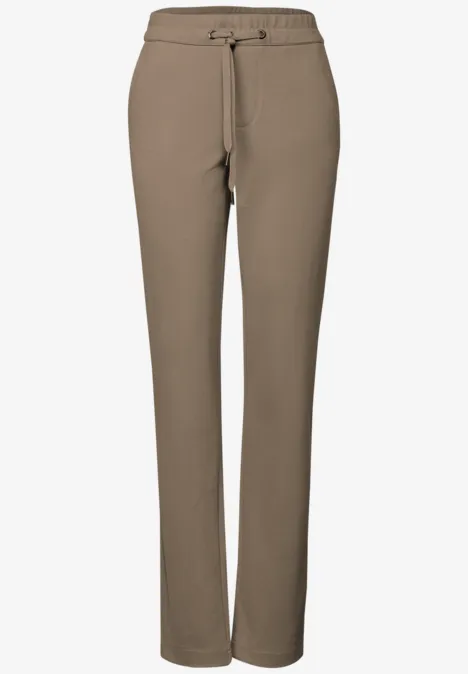 Loose Fit broek bark brown