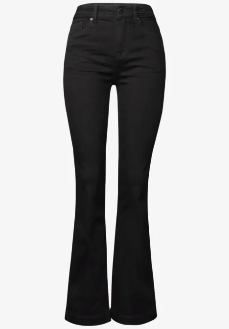 Jeans Bootcut black clean washed