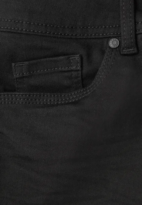 Bootcut Jeans black clean washed