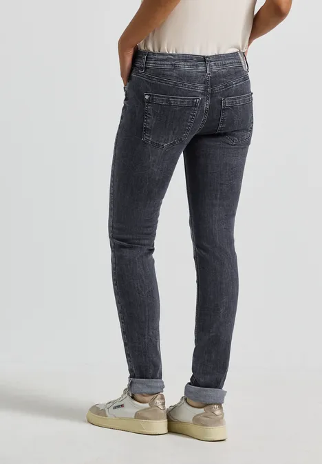 Casual Fit Jeans dark steel grey washed