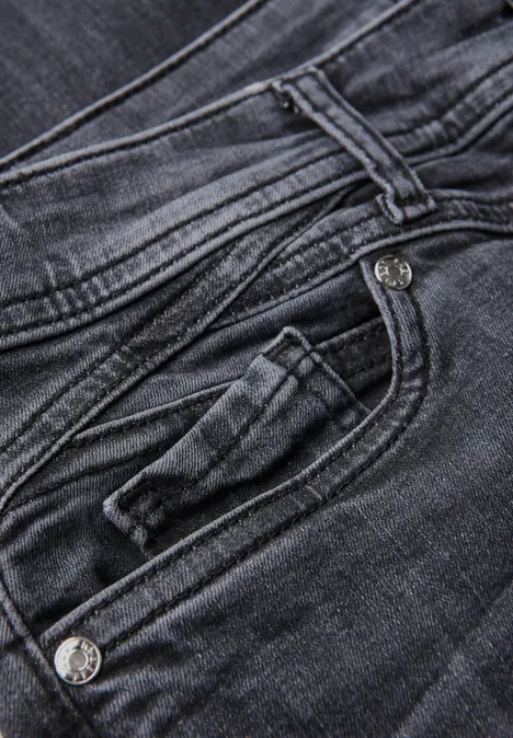 Casual Fit Jeans dark steel grey washed